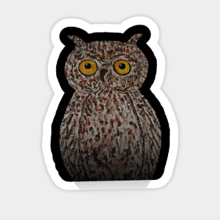 Wise Owl - Night Watcher Sticker